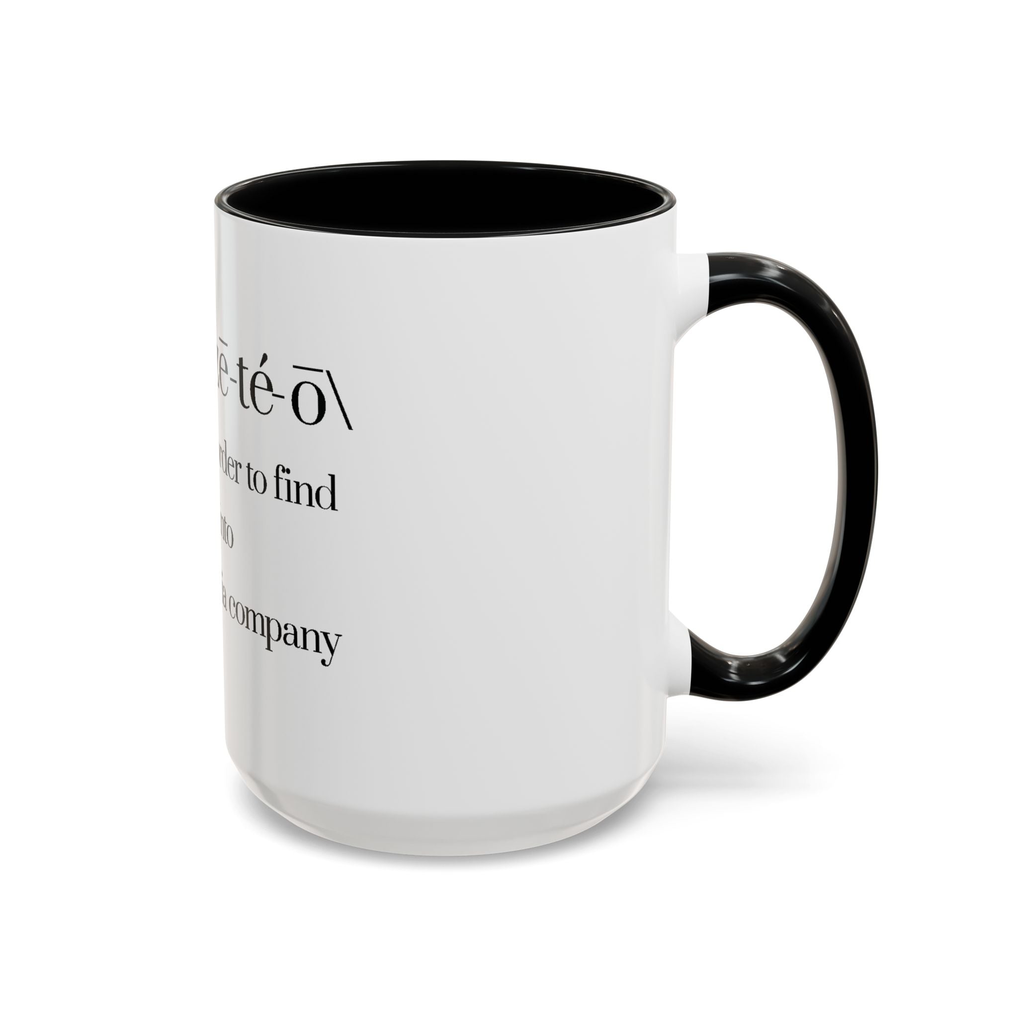 Zeteo Accent Coffee Mug 15oz - Definition