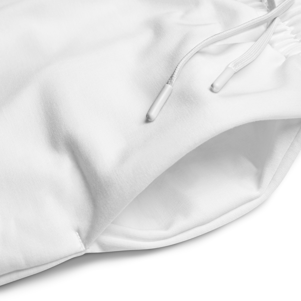 Zeteo Wide Leg Joggers - White