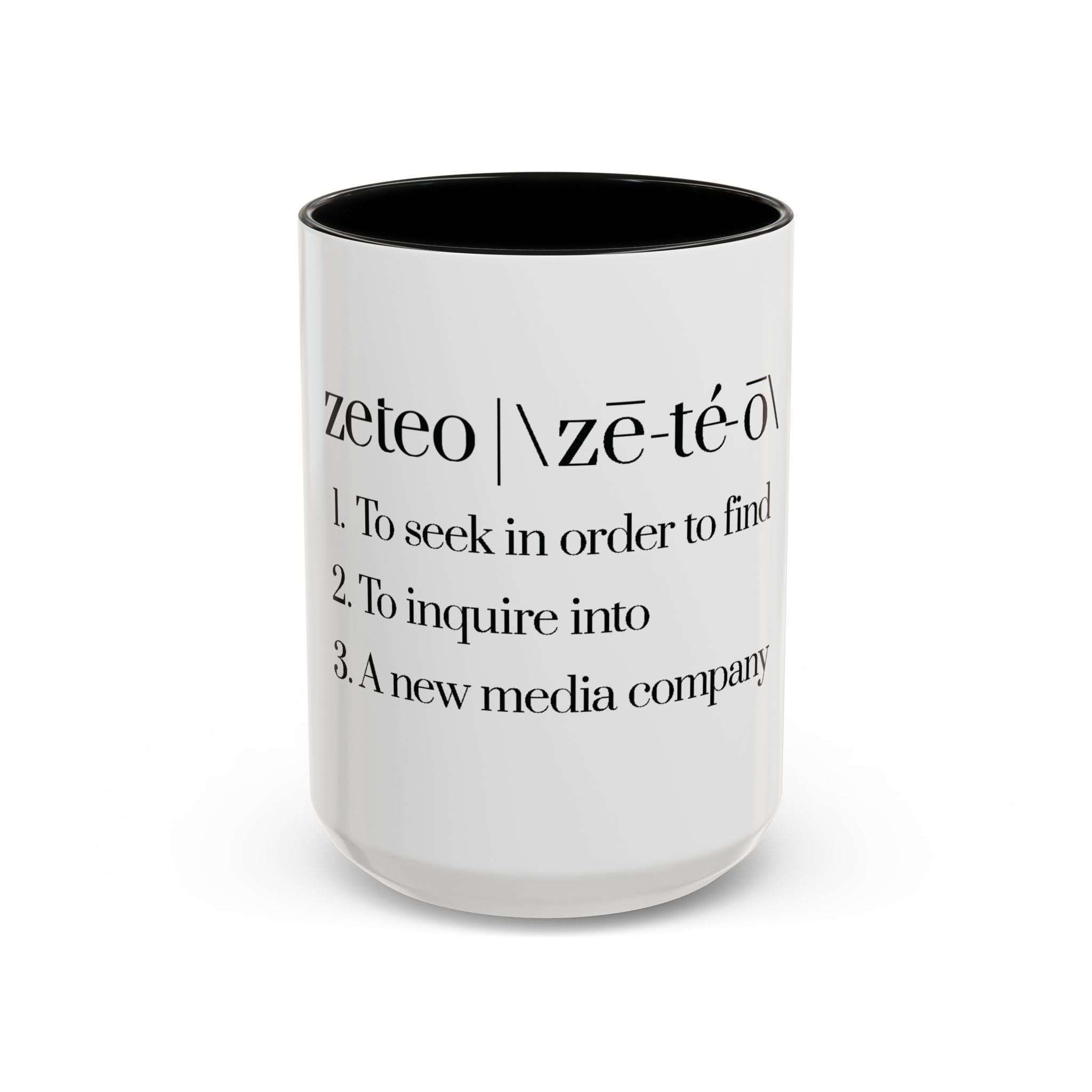 Zeteo Accent Coffee Mug 15oz - Definition