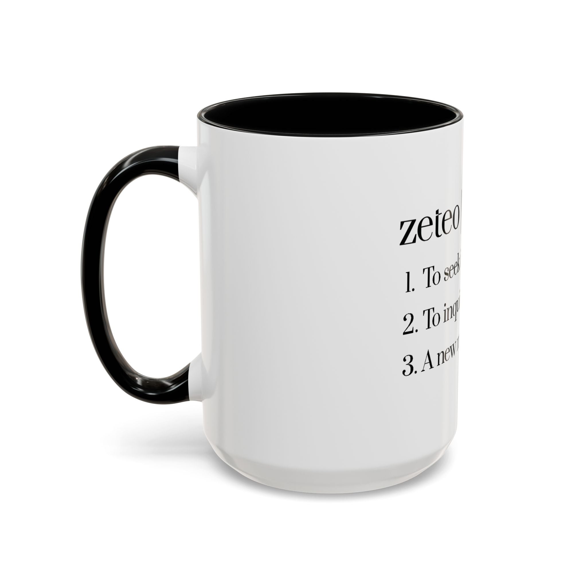 Zeteo Accent Coffee Mug 15oz - Definition